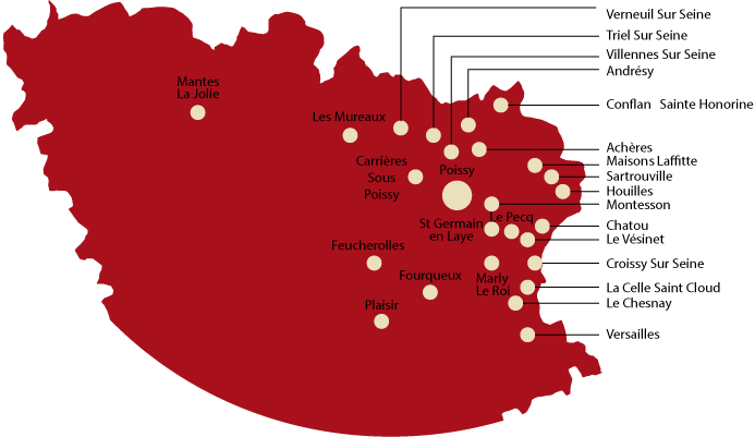 Carte des Yevlines